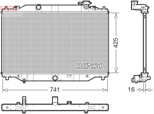 Radiator DENSO DRM44053