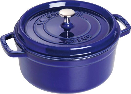 Staub Rund Gryte 26 cm 5,2 liter Blå