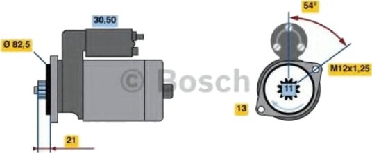 BOSCH 0 986 020 591 Starter