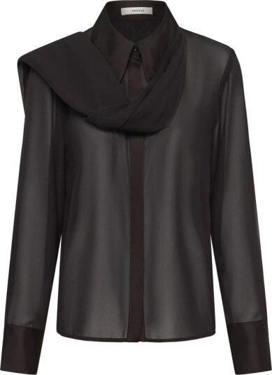 Gestuz Gzlynne Scarf Shirt Brown 34