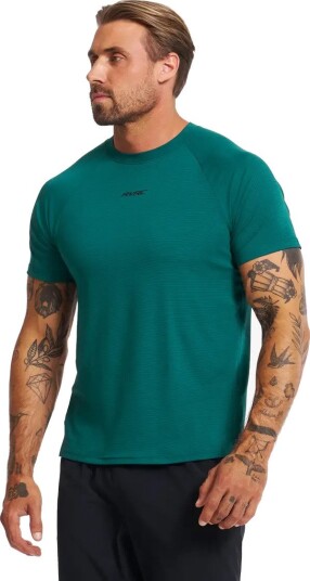 RevolutionRace Pulse Running T shirt Herre Deep Teal Størrelse:S Herre > Overdeler > T skjorter
