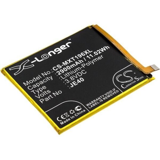 Motorola XT1941-5 batteri (2900 mAh 3.8 V, Sort)