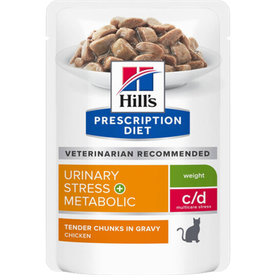 Metabolic + C/D Urinary Stress Pouch 12X85 G Metabolic + C/D Urinary Stress Pouch 12X85 G