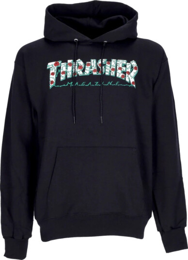 Thrasher unisex Gensere & Hettegensere Svart M,