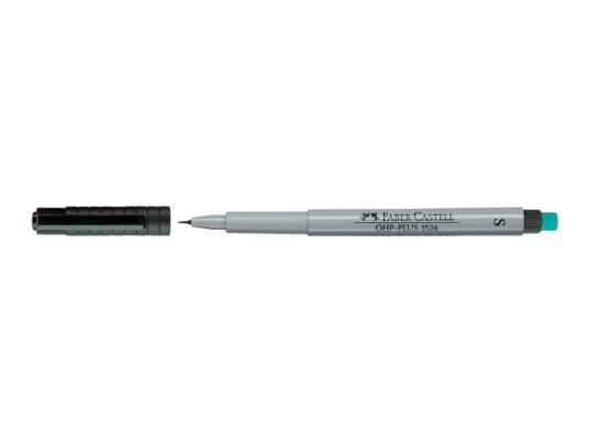 Faber-Castell Multimark 1524 - Markør - Ikke-Permanent - Svart - 0.4 Mm - Superfin - Med Viskelær