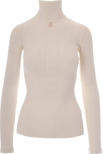 Elisabetta Franchi Dame Strikkevarer Hvit L,