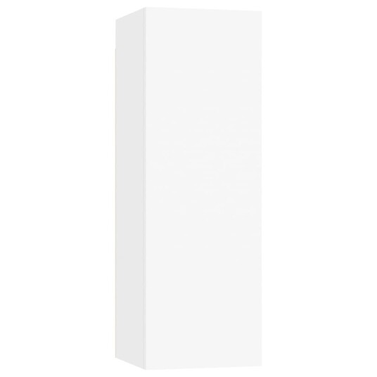 vidaXL TV-benksett 3 deler hvit sponplate vidaXL TV-benksett 3 deler hvit sponplate