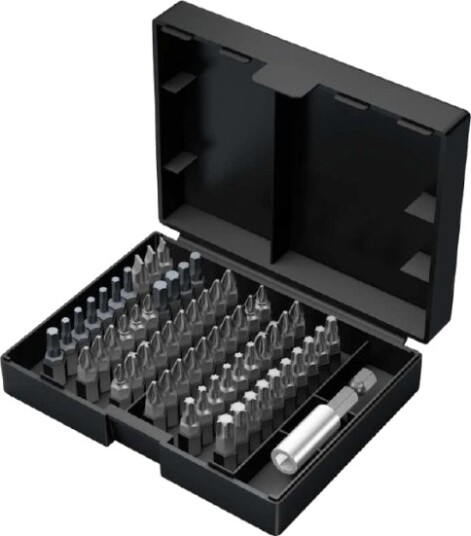 Wera Bit-Safe 61 Deler Hex Skruebitssett Metrisk med PH 1 og PH 2