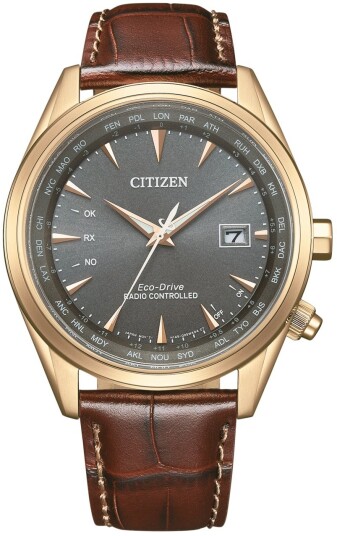 Citizen Herreklokke CB0273 11H Radio Controlled Grå/Lær Ø43 mm Citizen Herreklokke CB0273 11H Radio Controlled Grå/Lær Ø43 mm