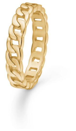 Avilé Jewelry Panzer Ring 18 kt. Gullbelagt sølv DI009-GP-52 - Dame - 925 sterling silver