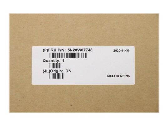 Sunrex - Erstatningstastatur For Bærbar Pc - Storbritannia - Svart - For Thinkpad L14 Gen 1 20U1, 20U2, 20U5, 20U6