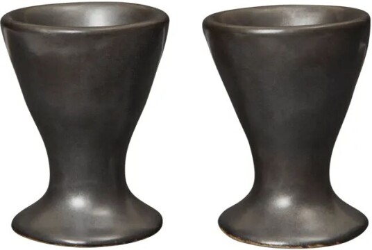 Ferm Living Flow eggeglass 2-stk. Black