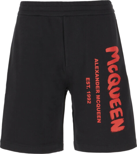 Alexander McQueen Herre Shorts Svart S, Alexander McQueen Herre Shorts Svart S,