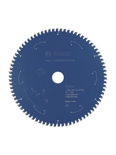 Bosch 254mm Expert Sagblad T78 for Laminatpaneler - Elektroverktøy Tilbehør