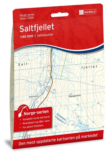 Nordeca Saltfjellet Norge-serien 1:50 000 Turkart Nordeca Saltfjellet Norge-serien 1:50 000 Turkart