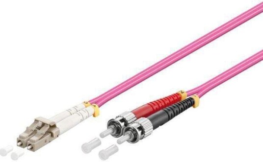 MICROCONNECT LC/UPC-ST/UPC 3m OM4