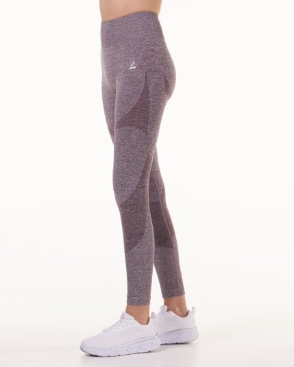 LEVITY Solar Seamless Tights Red Dusty Marl - S