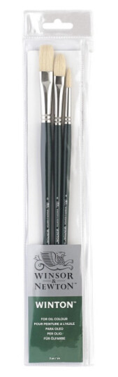 Winsor & Newton Winton Svinebustpensel 3-set