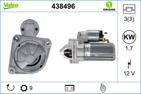 Starter VALEO 438496 Starter VALEO 438496