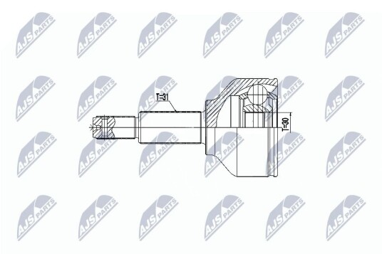Nty Drivknute drivaksel NTY NPZ FR 053