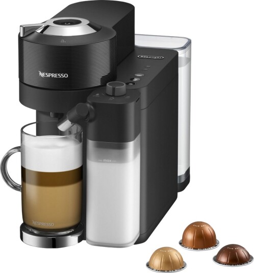 Nespresso Vertuo Lattissima kapselmaskin, matt black & glossy Nespresso Vertuo Lattissima kapselmaskin, matt black & glossy