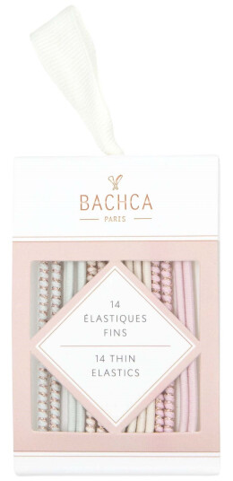 BACHCA Thin elastics x14 pastel-colored and lurex BACHCA Thin elastics x14 pastel-colored and lurex