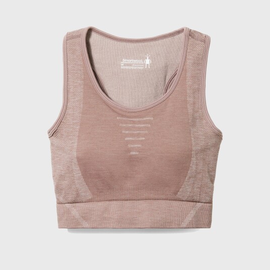 SmartWool W Intraknit Racerback Bra Sandstone M
