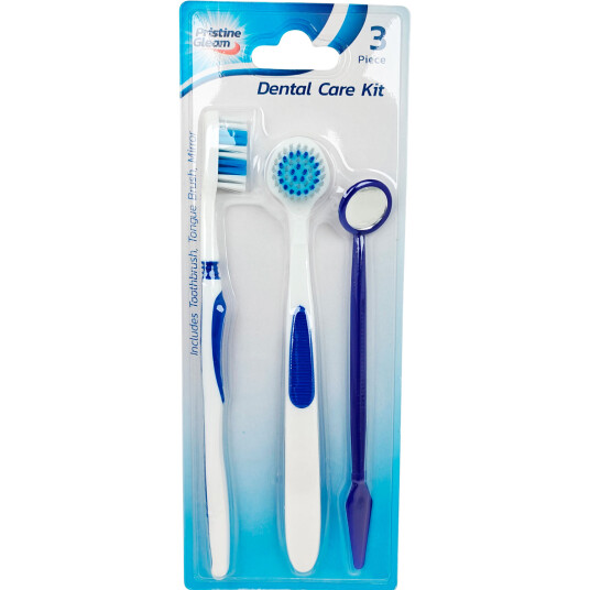 Tannpleiesett PRISTINA GLEAM Pristine Gleam Dental Care Kit 3 deler til komplett munnpleie