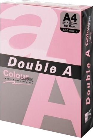 Double A Farget Papir A4 80 g 500 ark Rosa