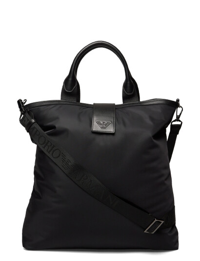 Emporio Armani Shopping Bag - Black - ONE SIZE Emporio Armani Shopping Bag - Black - ONE SIZE