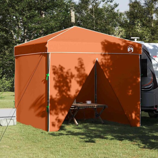 vidaXL Pop-up markise telt Oransje 250 x 250 cm stoff vidaXL Pop-up markise telt Oransje 250 x 250 cm stoff