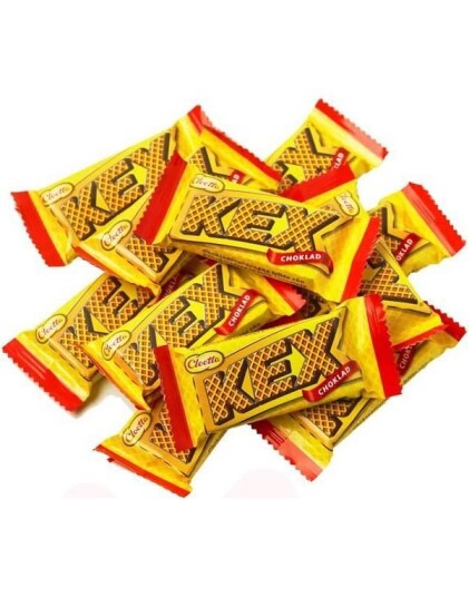 Stor Boks med Cloetta KEX Mini Sjokoladeplater 1,3 kg Stor Boks med Cloetta KEX Mini Sjokoladeplater 1,3 kg