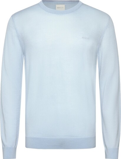 Gant Extrafine Merino Wool C Neck Blue M