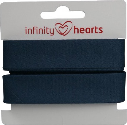 Infinity Hearts Skråbånd Bomull 40/20mm 89 Petroleum 5m Infinity Hearts Skråbånd Bomull 40/20mm 89 Petroleum 5m