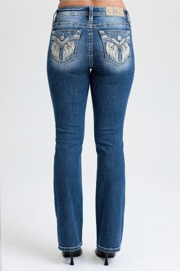 Miss Me Jeans Heavenly Bootcut Jeans Blå Miss Me Jeans Heavenly Bootcut Jeans Blå