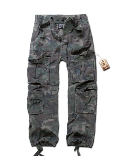 Brandit Pure Vintage Cargo Bukser Woodland Grønn Brun
