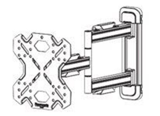 Neomounts Full Motion Veggfeste for TV 32-55" med Kabelskjul WL40S-850BL12