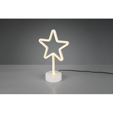 Star LED Bordlampe Hvit Star LED Bordlampe Hvit