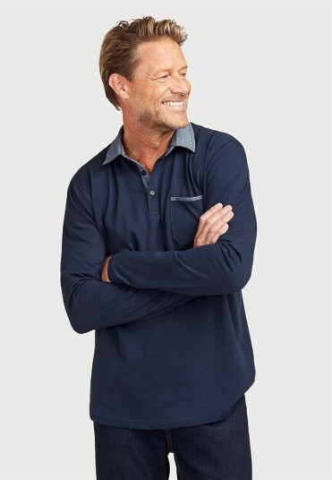 Cellbes Komfortabel langermet genser med krage Carl XXL Cellbes Komfortabel langermet genser med krage Carl XXL