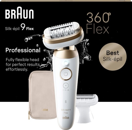 Braun Silk-épil 9 Flex epilator SES90413D (hvit) Braun Silk-épil 9 Flex epilator SES90413D (hvit)