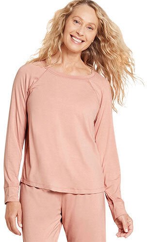 Boody Goodnight Raglan Sleep Top Dusty Pink   Str. S