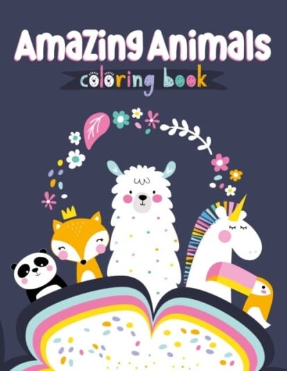 Amazing Animals Coloring Book Av Clorophyl Editions
