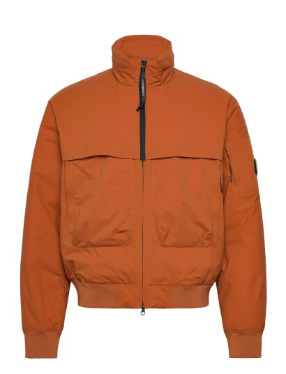 C.P. Company Pro Tek Bomber Padded Jacket Orange L C.P. Company Pro Tek Bomber Padded Jacket Orange L