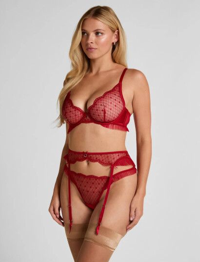 Hunkemöller Cordelie Suspender - Red - M