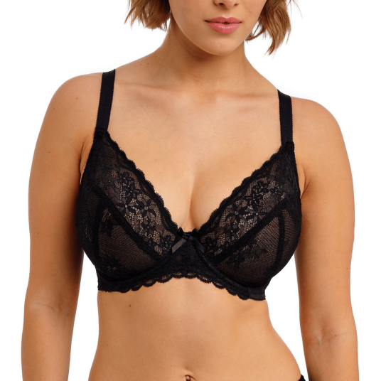 Freya BH Quinn Underwire Plunge Bra Svart G 75 Dame