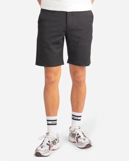 Woodbird Steffen Twill Shorts - Grey Woodbird Steffen Twill Shorts - Grey