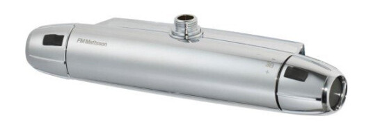 FM Mattsson 9000E II dusjbatteri, krom
