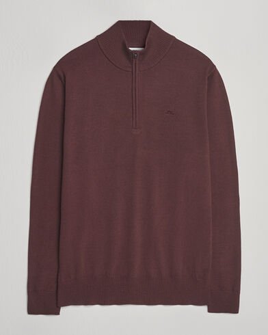 J.Lindeberg Kiyan Merino Half Zip Huckleberry