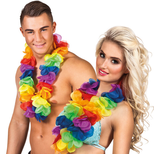 Hawaiikrans med Ekstra Store Blomster
