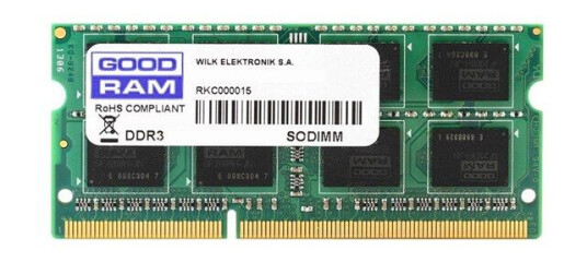 GOODRAM DDR3 4GB 1600MHz CL11 SODIMM 1.5V (512x8)